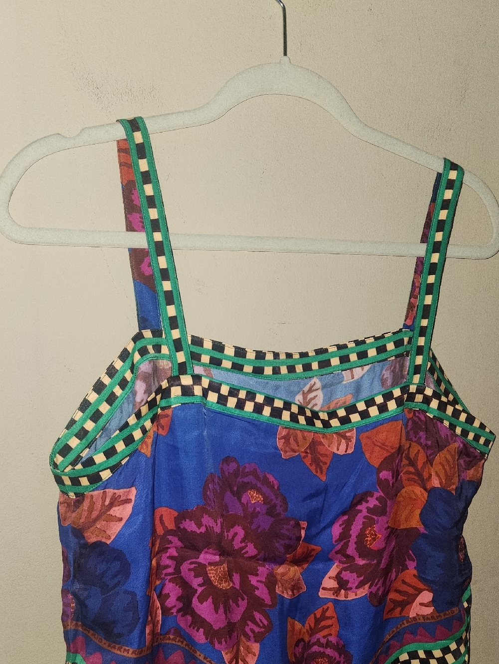Farm Rio Fringed Tank Top Size Large - Picture 9 of 16